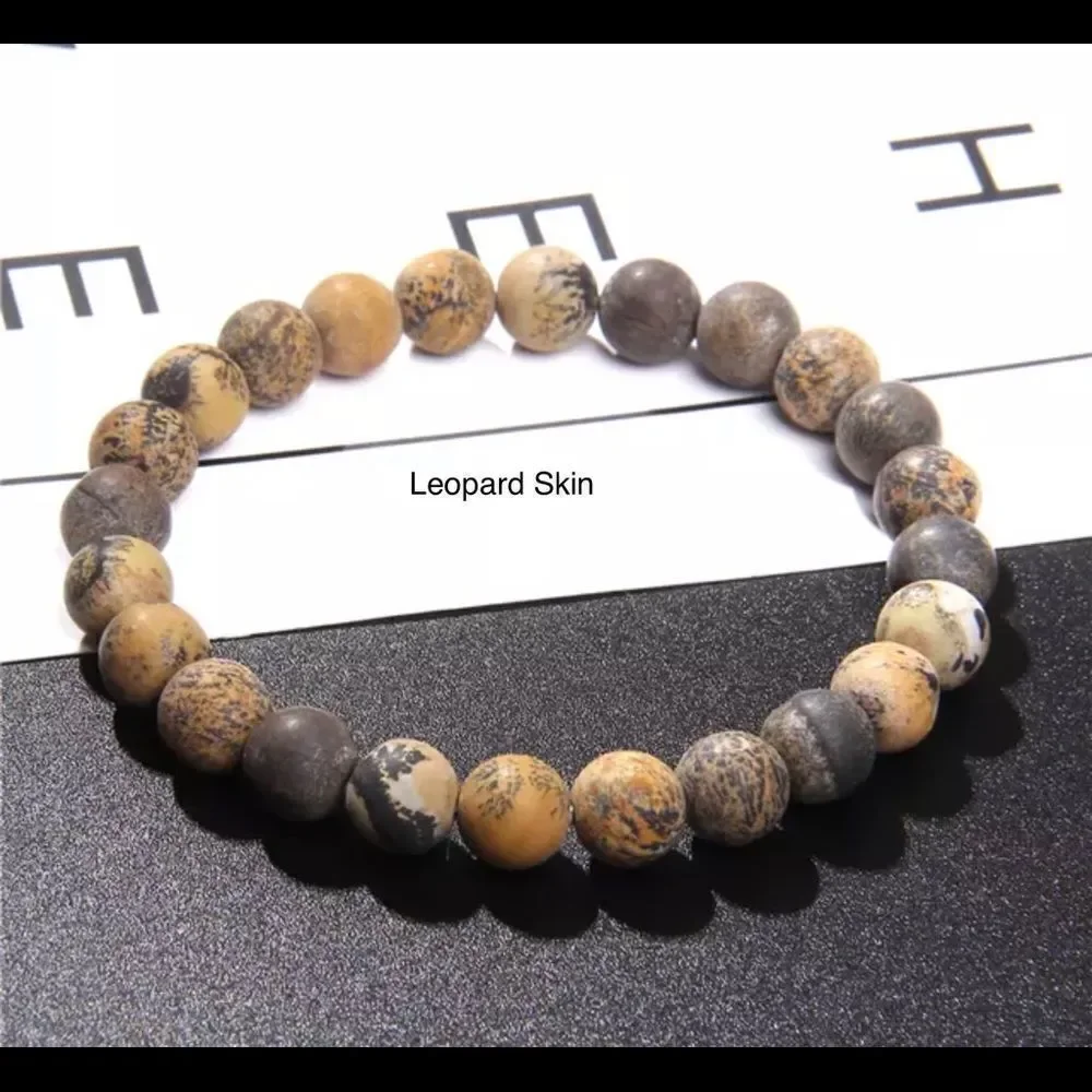 NATURAL STONE STRETCH BRACELETS‎
